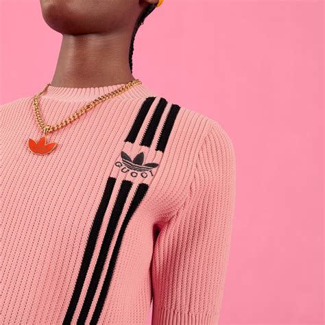 pink gucci adidas sweatshirt